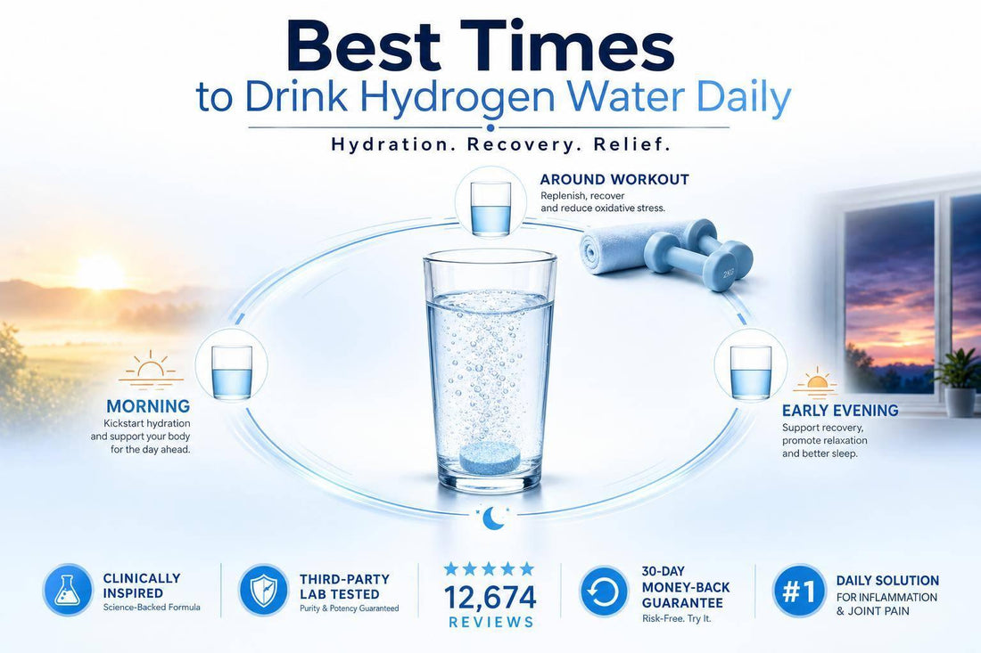 Best Times to Drink Hydrogen Water Daily