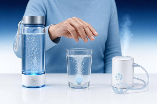 Hydrogen Absorption: Water, Tablets, or Inhalation?