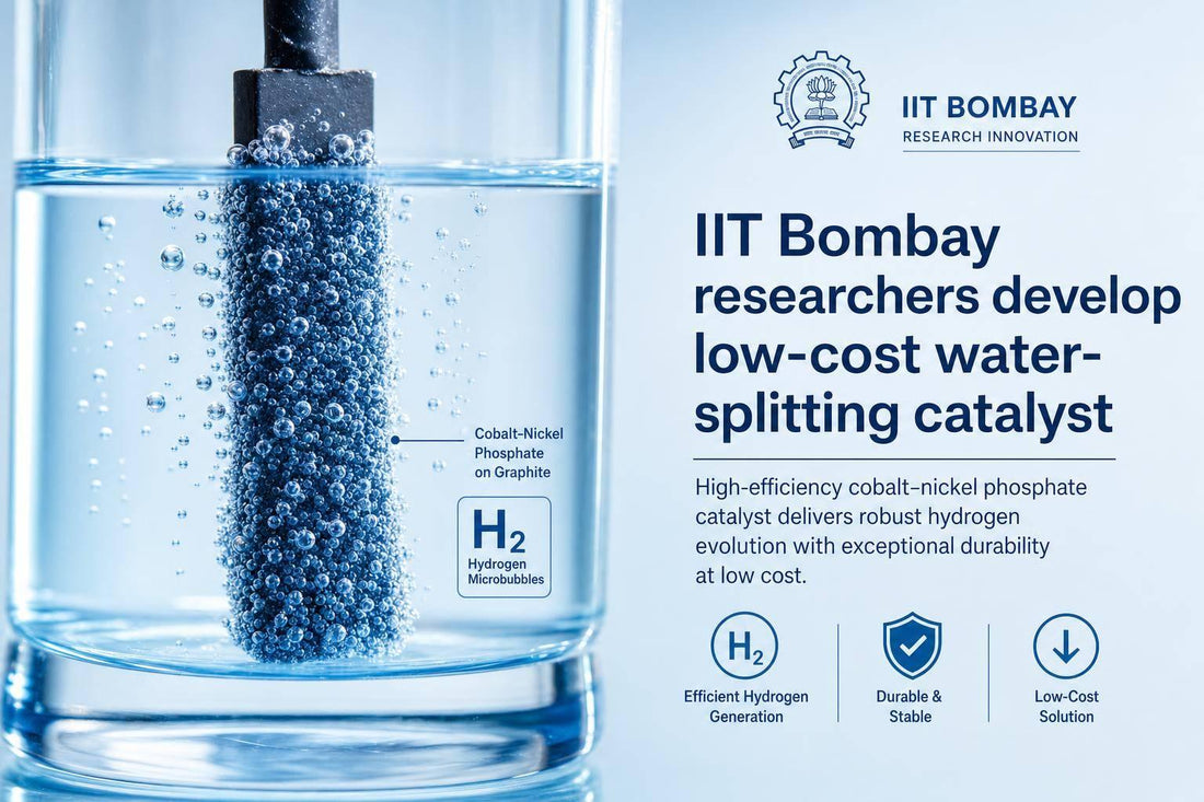 IIT Bombay researchers develop low-cost water-splitting catalyst